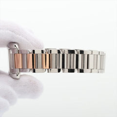 Cartier Tank Anglaise Pink Gold x Stainless Steel Watch W5310036