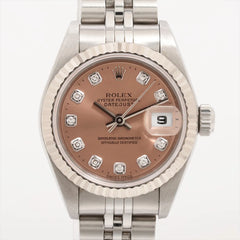 Rolex 26mm Lady Datejust Steel/white gold taupe face