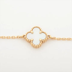 Van Cleef & Arpels Sweet Alhambra White Mother Of Pearl Bracelet