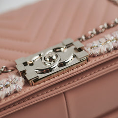 Chanel Old Medium Boy Pink
