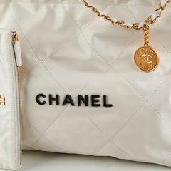 Chanel 22 Medium White