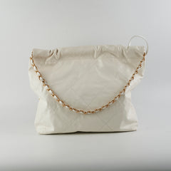 Chanel 22 Medium White