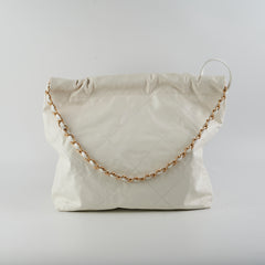 Chanel 22 Medium White