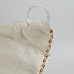 Chanel 22 Medium White