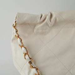 Chanel 22 Medium White
