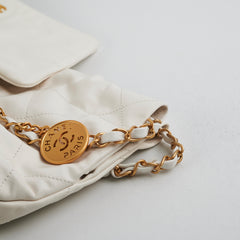 Chanel 22 Medium White