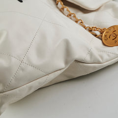 Chanel 22 Medium White