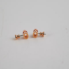 Hermes Mini Pop H Earring Rose Dragee
