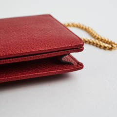 Gucci Red Wallet On Chain WOC