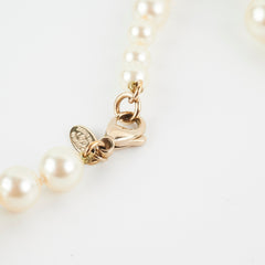 Chanel Long Pearl CC Logo Necklace Costume Jewellery