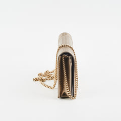 Christian Dior Diorama Wallet On Chain Gold WOC