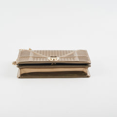 Christian Dior Diorama Wallet On Chain Gold WOC