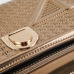 Christian Dior Diorama Wallet On Chain Gold WOC