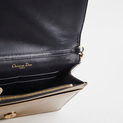 Christian Dior Diorama Wallet On Chain Gold WOC