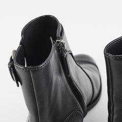 Chanel Black Lambskin Boots (Size 40)
