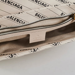 Gucci X Balenciaga Collab Marmont Small White