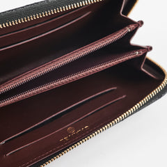 Chanel Zipper Wallet Caviar Black