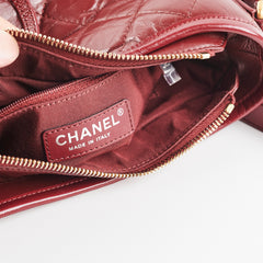 Chanel Small Gabrielle Dark Red