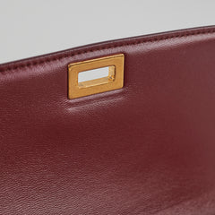 Celine Medium Box Burgundy Crossbody Bag
