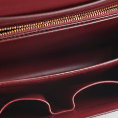 Celine Medium Box Burgundy Crossbody Bag