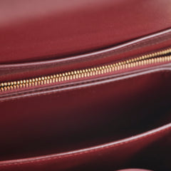 Celine Medium Box Burgundy Crossbody Bag