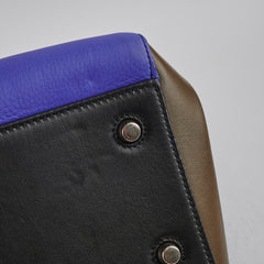 Celine Tri-colour Leather Edge Shoulder Bag