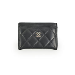 Chanel Lambskin Card Holder Black
