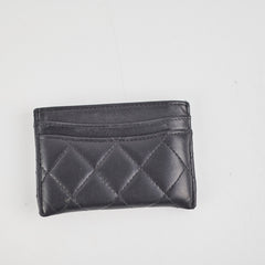 Chanel Lambskin Card Holder Black
