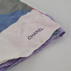 Chanel Multicolour CC Logo Scarf