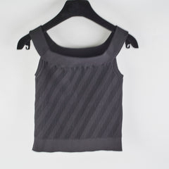 Chanel Knit Top Black Size 34