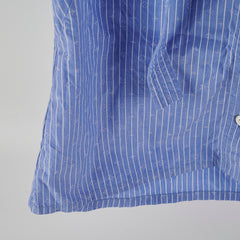 Louis Vuitton Slesveless Lavaliere Blouse Blue Size 34