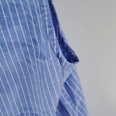 Louis Vuitton Slesveless Lavaliere Blouse Blue Size 34