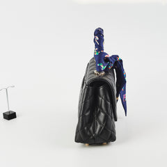 Chanel Small Coco Handle Caviar Black