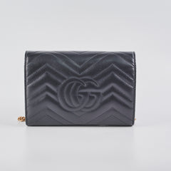 Gucci Marmont Wallet On Chain Woc Black