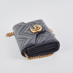 Gucci Marmont Wallet On Chain Woc Black