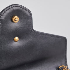 Gucci Marmont Wallet On Chain Woc Black