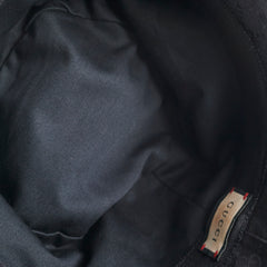 Gucci Monogram GG canvas Fedora Hat Small Black 57cm