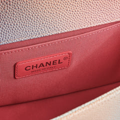 Chanel Caviar Old Medium Boy Rainbow