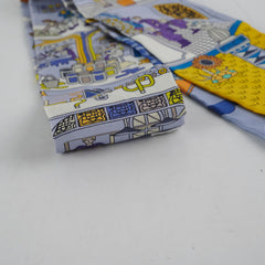 Hermes Silk Twilly Blue/Yellow