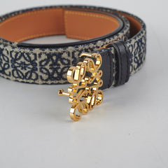 Loewe Blue Anagram Belt 80cm