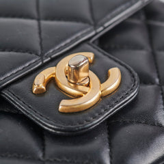 Chanel Seasonal Square Flap Lambskin Black