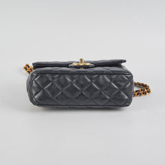 Chanel Seasonal Square Flap Lambskin Black