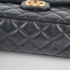 Chanel Seasonal Square Flap Lambskin Black