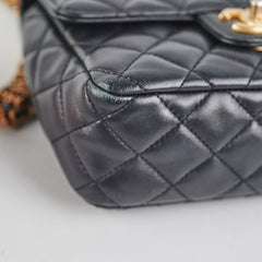 Chanel Seasonal Square Flap Lambskin Black