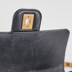 Chanel Seasonal Square Flap Lambskin Black