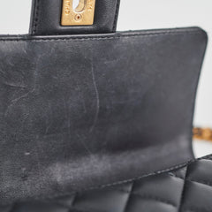 Chanel Seasonal Square Flap Lambskin Black
