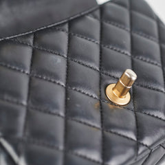 Chanel Seasonal Square Flap Lambskin Black