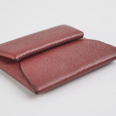 Hermes Bastia Coin Purse Rouge H C Stamp