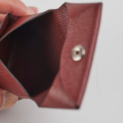 Hermes Bastia Coin Purse Rouge H C Stamp