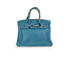 Deal of The Week - Hermes Birkin 35 Blue Jean N Square